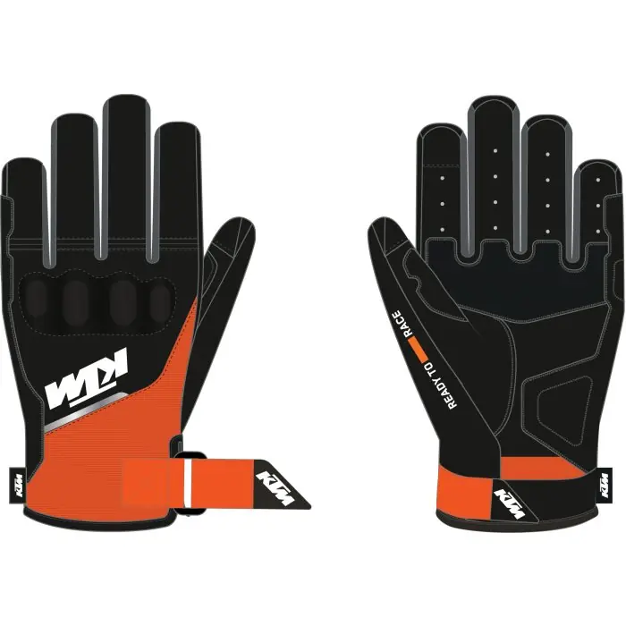 Two 4 Ride V3 Gloves Blk - Orange Xxl/12 Saisonangebot