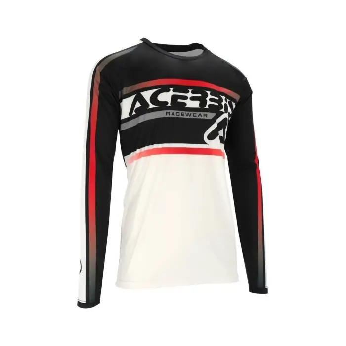 Versand Am Gleichen Tag Acerbis Jersey MX Linear Lugo Schwarz XL