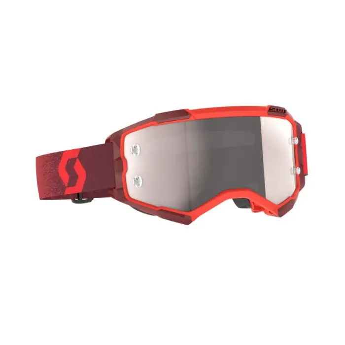 Expressversand Scott Brille Fury Works Rot - Chromesilber