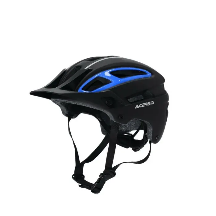 Acerbis Fahrradhelm Schwarz Blau L/XL Neu Im Sortiment