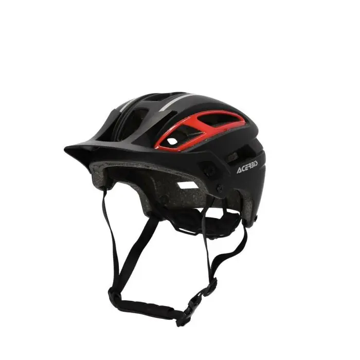 Acerbis Fahrradhelm Schwarz Rot S/M Aktuell