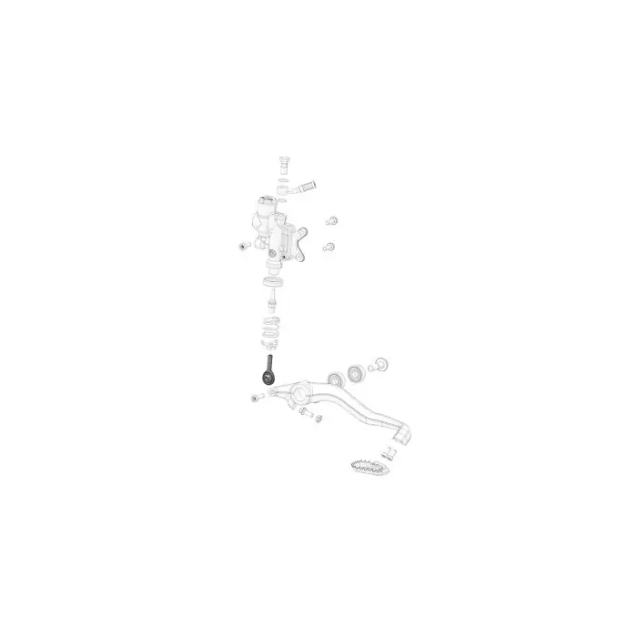Rear Foot Brake Lever Rod End Preisknaller
