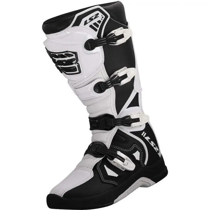 LS2 Stiefel Raptor Schwarz Weiß 45 Preiswert