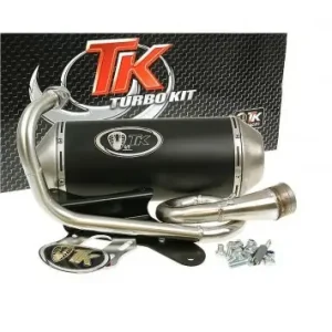 Auspuff TURBOKIT GMax 4T kompatibel für Piaggio Zip 50 4T, Derbi 4T Wochenendangebot