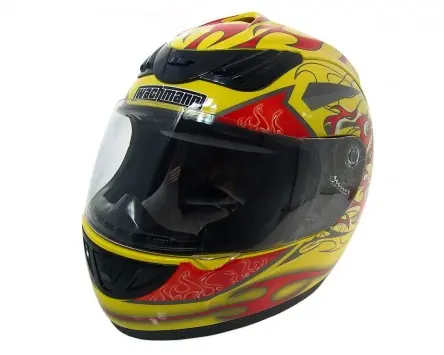 Top-Preis Integralhelm WACHMANN WA-30 Defensor rot / gelb glänzend