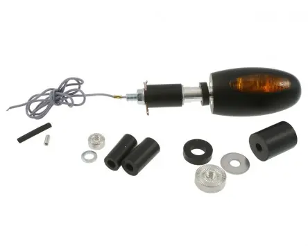 Lenkerendenblinker Kellermann BL 1000 Aluminium schwarz, Motorrad Günstig