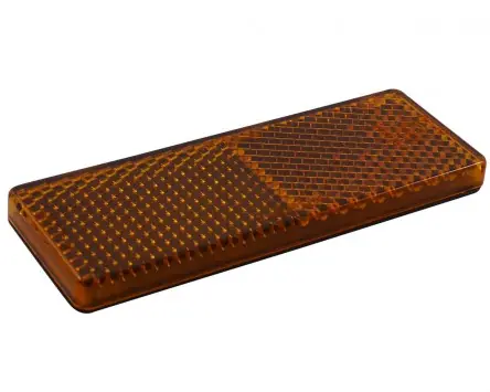Preisknaller Reflektor Katzenauge Orange Rechteckig 85,5x31,5 mm CE