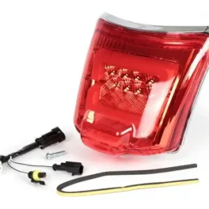 Bestpreis Rücklicht LED Rahmen chrom MOTO NOSTRA BOULDER kompatibel für Vespa GTS 300ie Super HPE ABS, GTS 125 Super Sport IGET