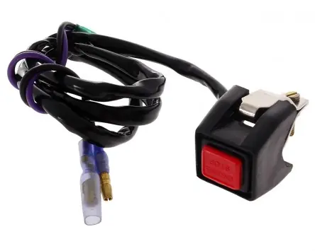 Begrenztes Angebot Schalter universal Druckknopf mit Klemme sowie Kabel