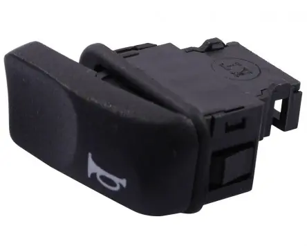 Knopf Schalter Hupe passend Vespa 50/125/300 schwarz Roller Mega-Angebot