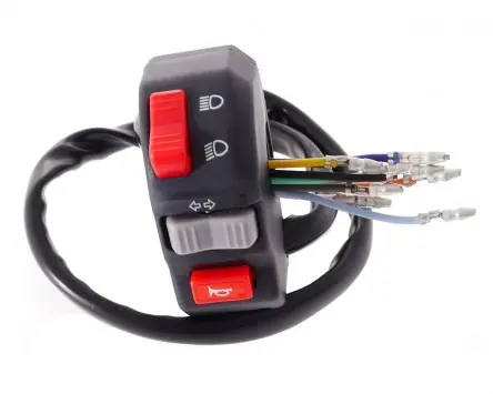 Schaltereinheit universal Blinker Hupe, Licht SCORPEX Roller, Mofa, Schaltmoped Kracherpreis