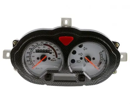 Neu Im Sortiment Tachometer carbon look STREETLIGHTS Baotian BT49QT-12C1 REBELL 4T AC, BT125T-12