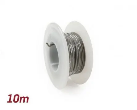 Sonderaktion Elektrokabel BGM grau, 0,85mm 10m Universal Roller Motorrad Moped Quad KFZ Auto Stromleitung