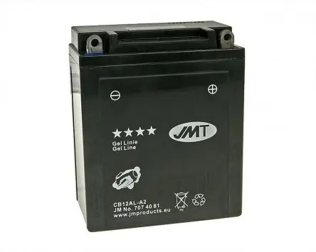 Echt Batterie 12V 12Ah JMT Gel YB12AL-A2