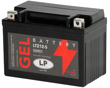Batterie LANDPORT LTZ12-S Gel 12V 11,2Ah kompatibel für BMW S 1000 RR, Honda CBR 1100, Forza 250, Suzuki GSX-R, Yamaha T-Max 530, XT 1200 Billig