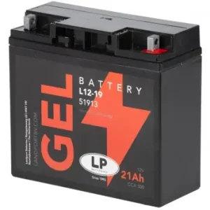 Batterie L12-19 Gel LANDPORT 12V 21Ah 181x76x167mm passt für BMW K1100 LT / RS, 1200 GT, , R1200 GS, R45, R50, R65, R75 K75, Benelli Sei 750 Kracherpreis
