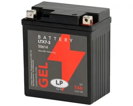 Batterie LANDPORT LTX7-3 12V 7Ah Gel kompatibel für Aprilia SR 125, Derbi GPR, Senda, Honda CB 600 Hornet, Piaggio Fly, Suzuki DR, Yamaha XT Billig