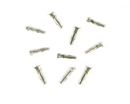 Kabelschuh Set weiblich BGM für Rundstecker Zündgrundplatte / Kabelbaum 10 Stück, L=20 mm, D=2,1mm kompatibel für Vespa PK, PX Lusso, Cosa, T5 125 Top-Seller