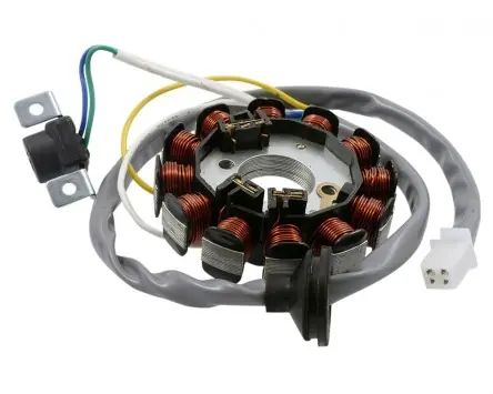Neue Ware Lichtmaschine / Stator VANEZ Zündung kompatibel für Minarelli Beta Ark MBK Mach G Yamaha Aerox
