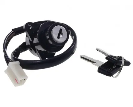 Zündschloss 38mm Befestigung, kompatibel für Yamaha DT MX 50ccm Ersatz Moped Motorrad Schloss Zündschloss Markenprodukt