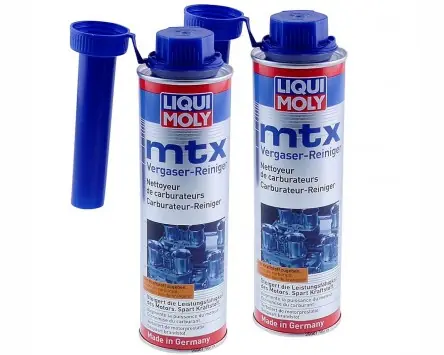 Vergaserreiniger Set 2x 300ml LIQUI MOLY MTX Vergaser Reiniger Auto Motorrad Roller Moped Mofa Additiv Benzin Zusatz Sonderaktion