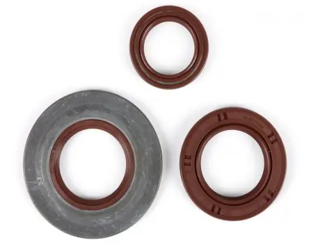 Wellendichtring Satz Motor FKM, Largeframe Gummi braun, Hinterrad 30 x 47 x 6mm BGM PRO kompatibel für Vespa PX80, PX125, T5 Ausverkauf