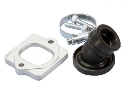Bestpreis Ansaugstutzen 21/25mm POLINI 360 kompatibel für Piaggio mit 21mm Dellorto PHBG, CP Vergaser