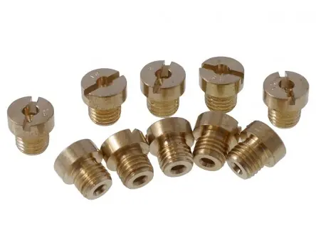 Schneller Versand Hauptdüsenset Rivello Dellorto 6mm 10 Stück 80-102 kompatibel für Piaggio NRG, TPH Quartz Sfera