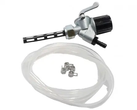 Benzinhahn Set manuell schräg mit Wassersack für Simson S50, S51, SR1, SR2, Sperber, MuZ ES, ETS, ETZ, TS 125 150 Heißes Angebot