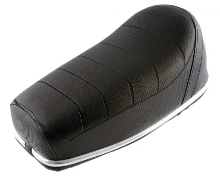 Preisreduziert Sitzbank Sattel 39x20x15cm carbon look WACHMANN Roller, Mofa, Moped, universal