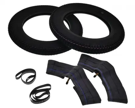 Jetzt Kaufen 2x Reifen KENDA K315 2x 3.00-12 4PR 47J TT mit 2x Schlauch 2x Felgenband Simson Moped