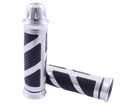 Top-Angebot Lenkergriffe Aluminium / schwarz Optik 22/24 Roller,Mofa usw