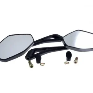 Beliebt Spiegel Set 2 Extreme schwarz M10 rechts + links kompatibel für Peugeot Speedfight 3 / 4, Streetzone, Generic Trigger, Satz, Paar, Kit, Ersatz, ABE un