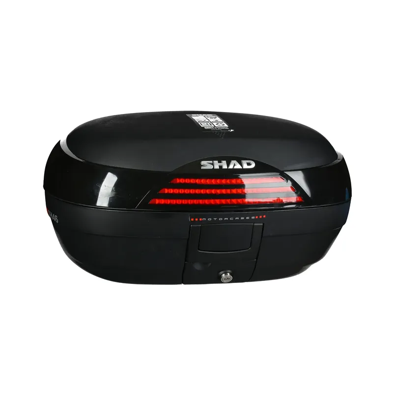 SHAD Topcase SH46 schwarz/rot inklusive Trägerplatte Finale Aktion