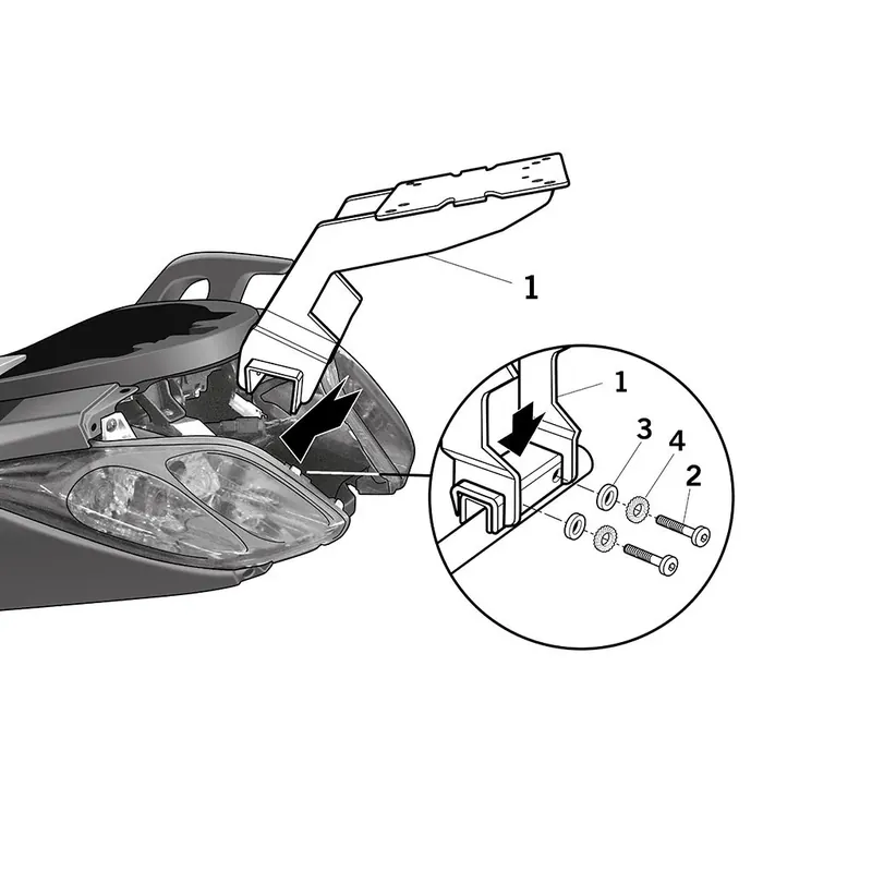Neue Ware SHAD Gepäckträger
