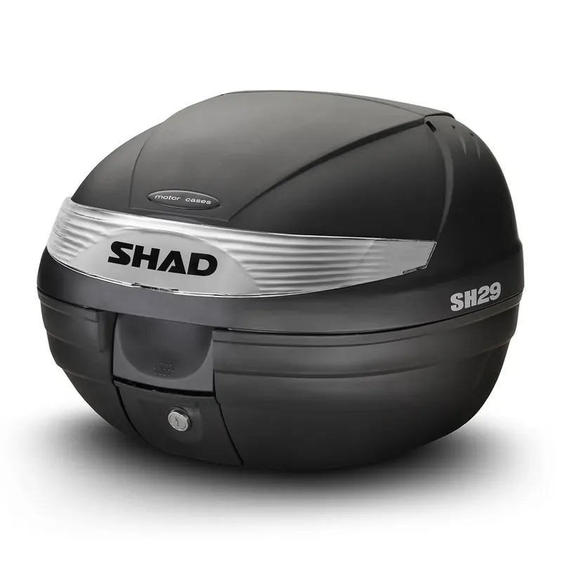 SHAD Topcase SH29 schwarz inklusive Trägerplatte Highlight