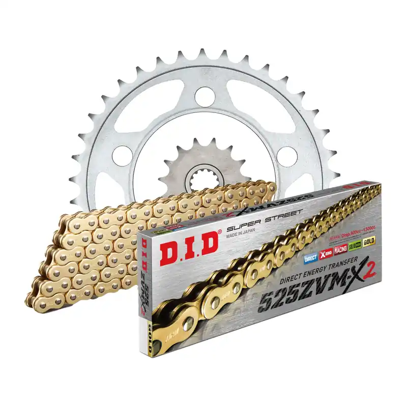Top-Angebot DID Kettensatz für Honda CBF 600 N 04-07 525 ZVM-X2 Kettenkit