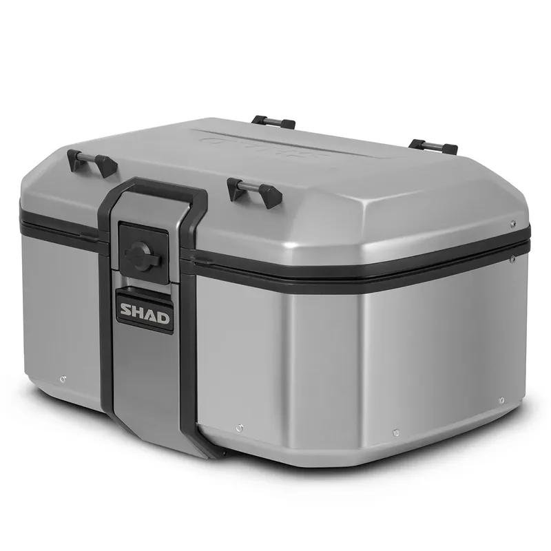 Expressversand SHAD Topcase TR55 Terra ohne Halteplatte Alufarben