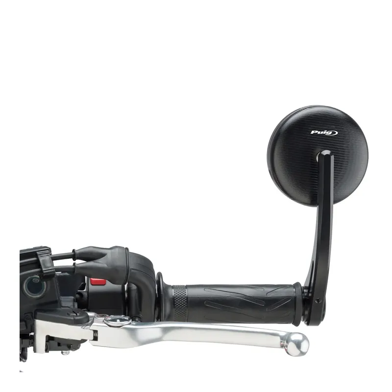 Versand Am Gleichen Tag Puig Lenkerendenspiegel Grand Tracker Alu schwarz inkl. Adapter