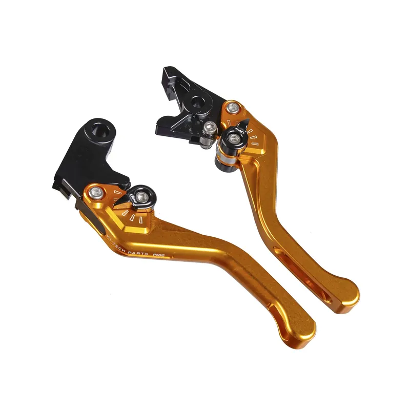 Sichere Zahlung PUIG Bremshebel + Kupplungshebel Set v4 kurz gold (für Ducati Diavel 1198 ABS G1 11-16 )