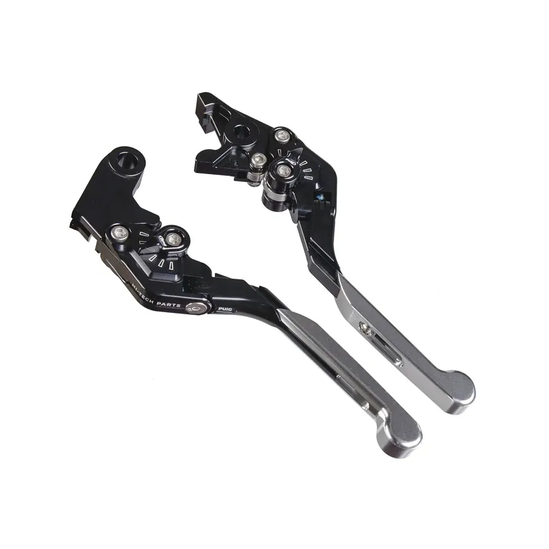 Neu Im Sortiment PUIG Bremshebel + Kupplungshebel Set v4 lang silber (für Yamaha MT-10 ABS RN78 23 )