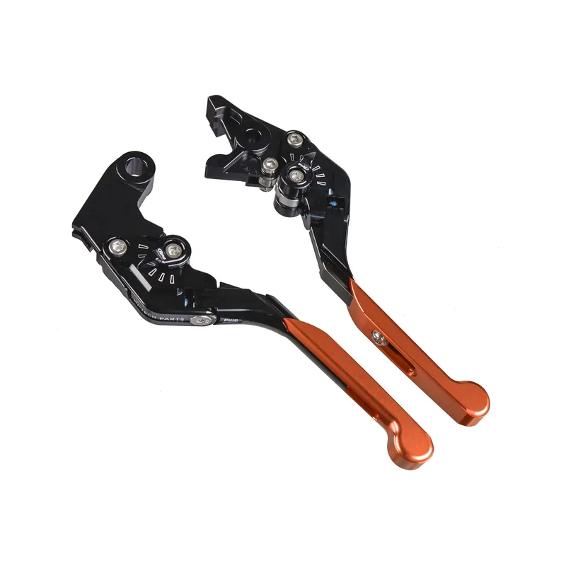 Schnäppchen PUIG Bremshebel + Kupplungshebel Set v3 lang orange (für Yamaha MT-10 SP ABS RN78 23 )