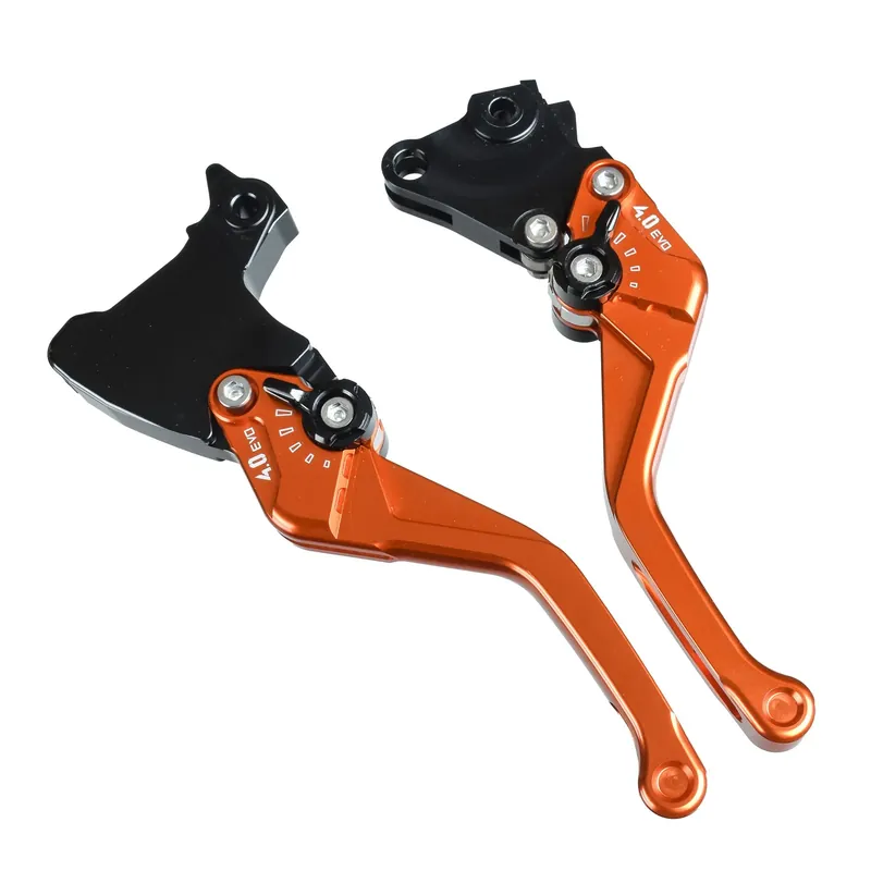 Must-Have PUIG Bremshebel + Kupplungshebel Set v4 kurz orange (für Triumph Tiger Sport 800 LN20 25 )