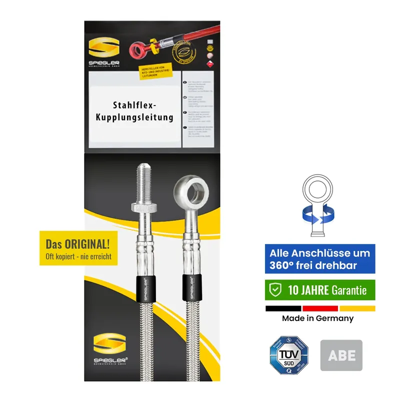 Stahlflex Kupplungsleitung für HONDA PRELUDE 5 BB 10.96-10.00 Garantierte Lieferung
