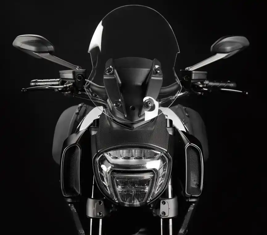 Ducati Original Plexiglas-Windscheibe Gran Turismo für Diavel Preisreduziert
