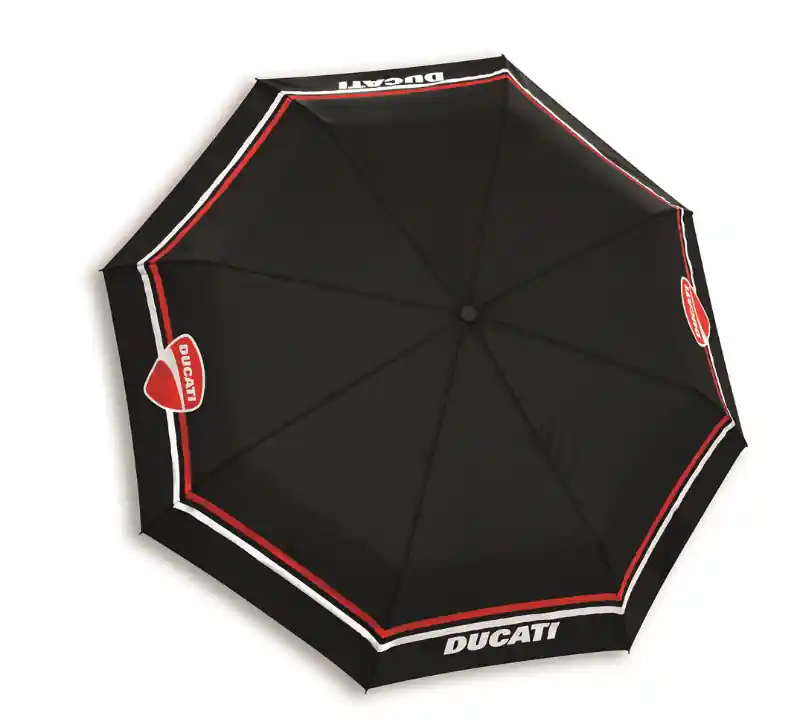 Geprüft Ducati Original REGENSCHIRM STRIPE POCKET