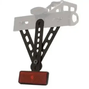 R&G Reflektor Kit für Kennzeichenhalter mit E-Zeichen Schneller Versand