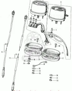 Sonderangebot Honda WELLE, DREHZAHLMESSER CB125B6-