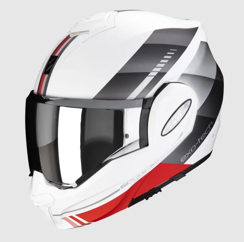 SCORPION GENRE EXO-TECH EVO KLAPPHELM matt Weiß Abverkauf