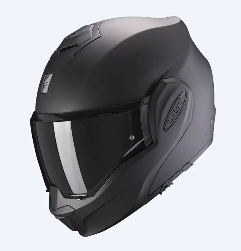 Jetzt Bestellen SCORPION EXO-TECH SCHWARZ MATT KLAPPHELM FLIP BACK